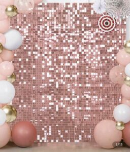 fond photobooth rose brillant