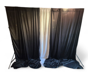 fond photobooth noir et blanc